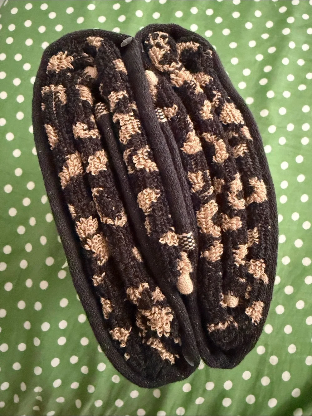 Rachel Zoe Leopard Cheetah Print 100% Cotton Hand Towels Set of 2 Bathroom Decor
